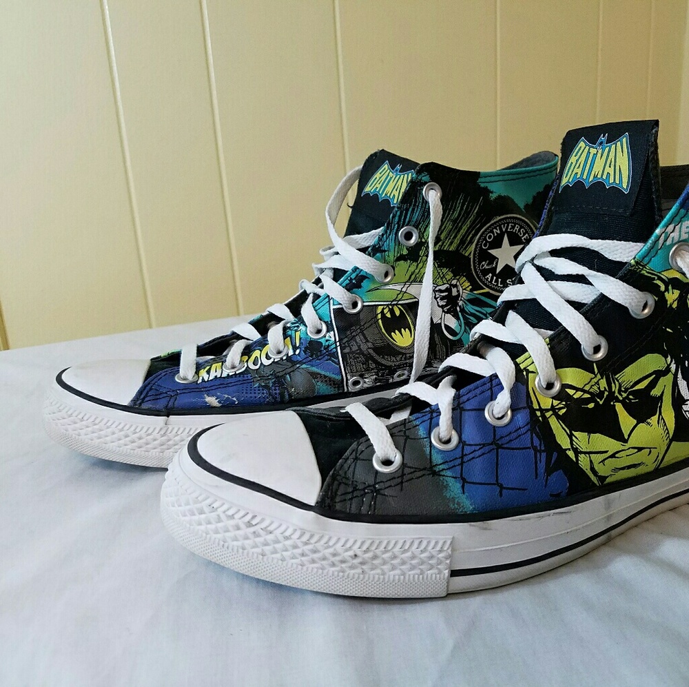 Converse Chuck Taylor Batman Shoes, Size 13 M 15 W